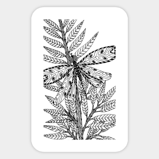 dragon fly Sticker by LinSchlich